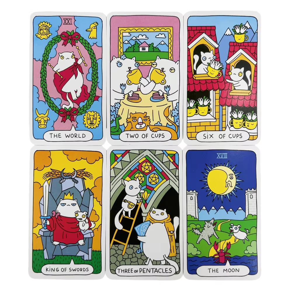 Paws Tarot Cards Oracle Deck for Beginners Study Future in Your Paws Tarot Deck