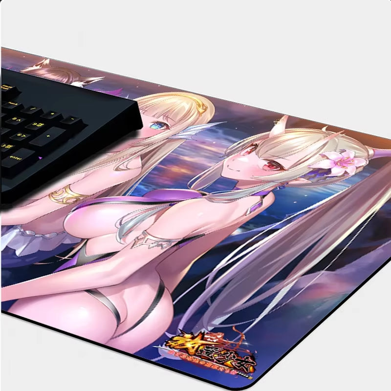 Sexy Anime Mouse Pad Hentai Mousepad Big Boobs Anime Mousemat Computer Large Play Rug Cute Girl Desk Mat Girls Beautiful