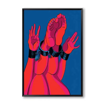 Sexy Poster Nude Lovers Canvas Paintings Attractive Body Sex Robet Posters and Prints Bondage Wall Art Picture for Bedroom Decor