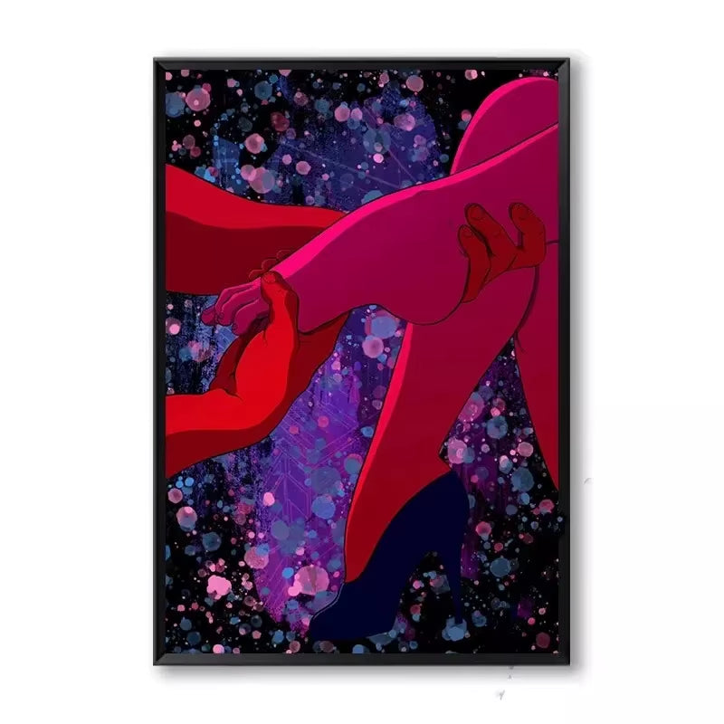 Sexy Poster Nude Lovers Canvas Paintings Attractive Body Sex Robet Posters and Prints Bondage Wall Art Picture for Bedroom Decor