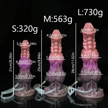 S/M/L Dildo Fantasía, Squirting, Animal