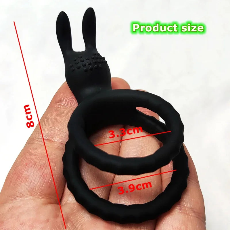 Anillos de Silicona, Juguete Sexual Masculino, Controlador Eyaculación