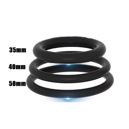 ANILLOS DE SILICONA, JUGUETE SEXUAL - Control eyaculación - Erección potenciada // 6-Pack Silicone Penis Rings for Enhanced Erection & Ejaculation Control - Men's Adult Sex Toys