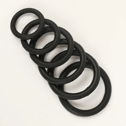 ANILLOS DE SILICONA, JUGUETE SEXUAL - Control eyaculación - Erección potenciada // 6-Pack Silicone Penis Rings for Enhanced Erection & Ejaculation Control - Men's Adult Sex Toys