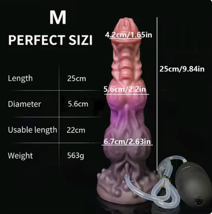 S/M/L Dildo Fantasía, Squirting, Animal