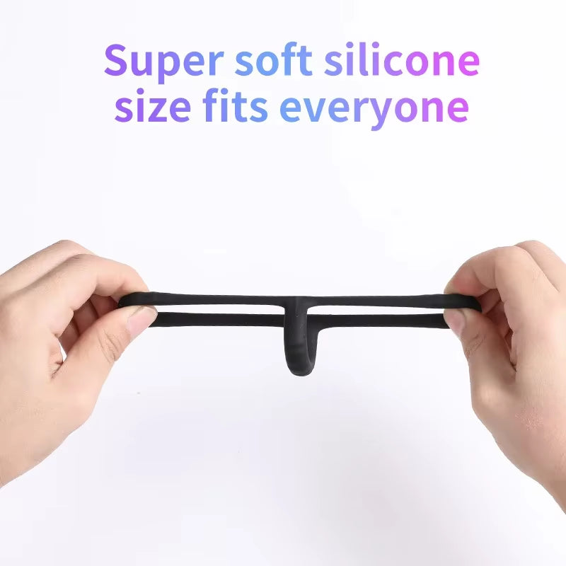 Penis Ring Reusable Silicone Semen Cock Ring Penis Enlargement Delayed Ejaculation Sex Toys for Men