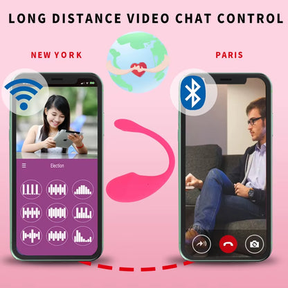 APP Remote Control Vibrator Female Bluetooth Vibrator for Women Goods for Adults Juguetes Sexuales Wearable Dildo Sex Toy